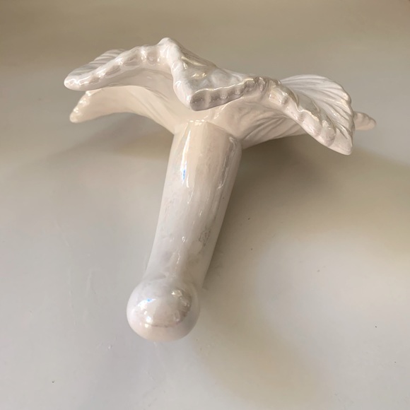 ❤️ Vintage Ceramic Lusterware Epergne Stem Vase - Picture 9 of 10